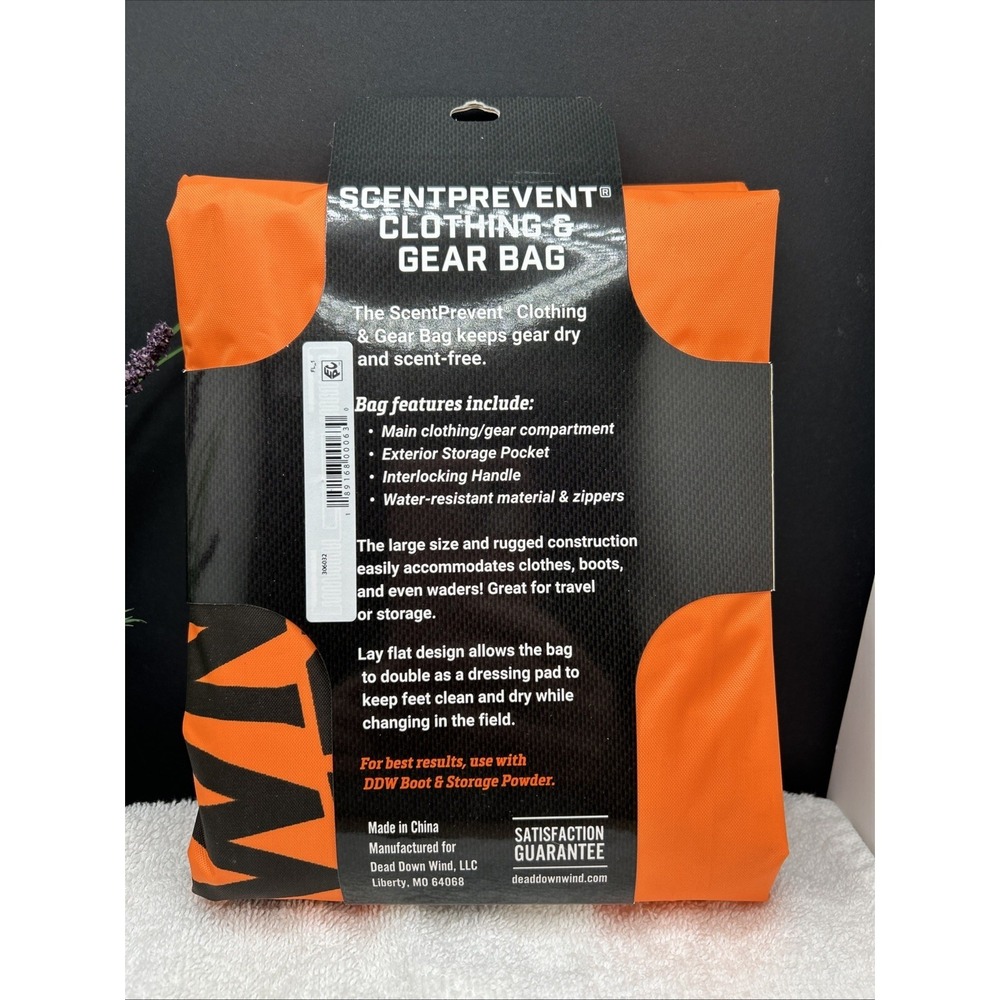 Dead D. Wind ScentPrevent Clothing And Gear Bag Water Resist. Scent-Free Last 1 - Picture 3 of 4